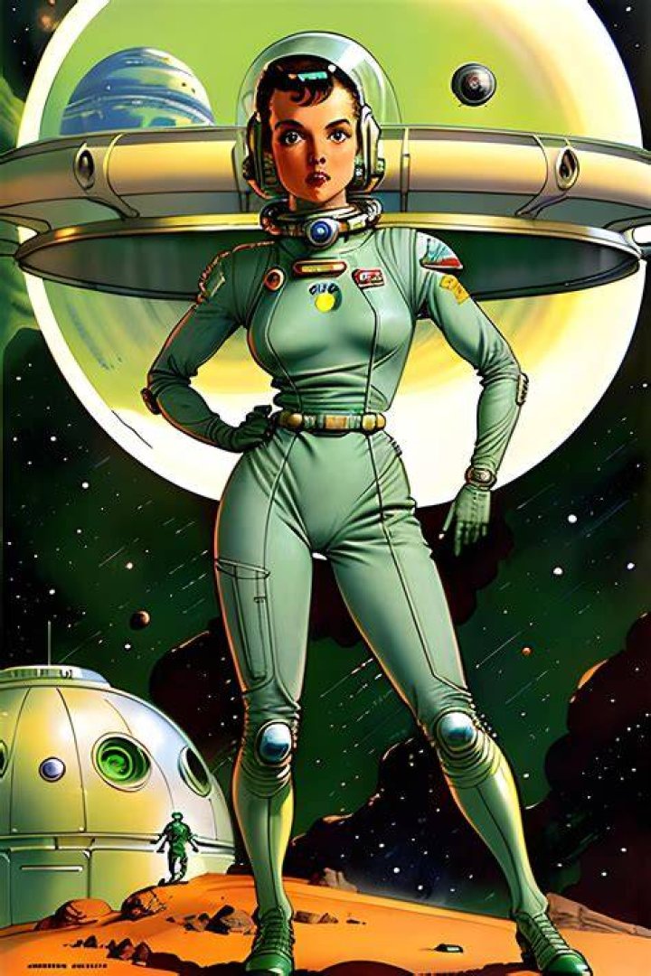 Adult science fiction comics futuristic themes