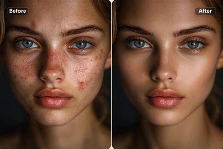 AI photo retouching for skin cleanup and object removal