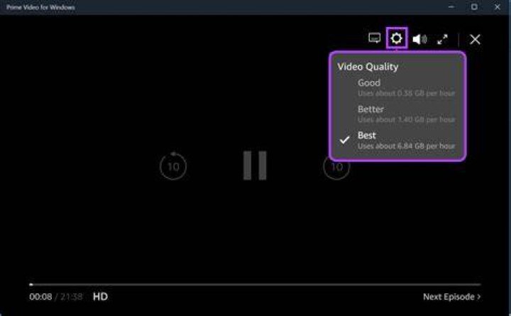 Choosing the right video streaming quality