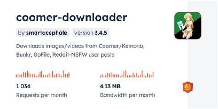 Coomer downloader tool and archiving automation workflow