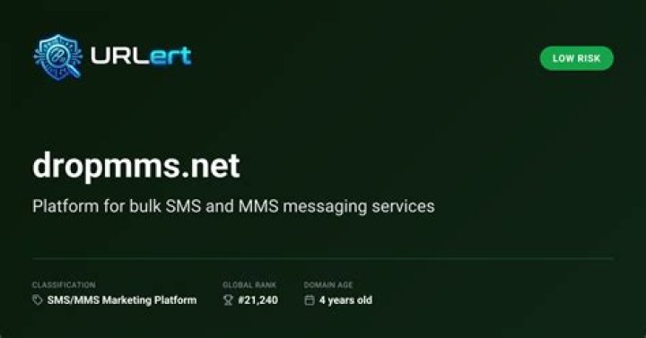 DropMMS platform showing viral content curation