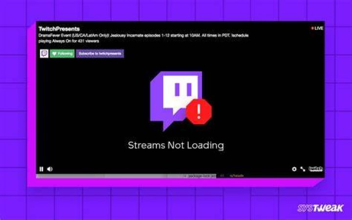 DropMMS stream not loading on browser screen