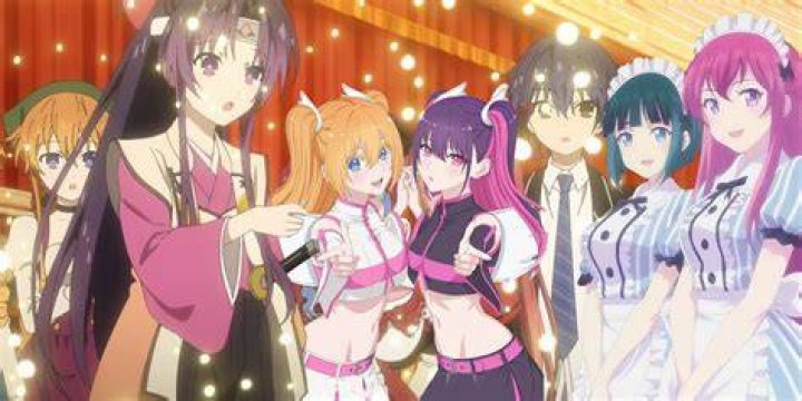 Harem hentai anime multiple characters