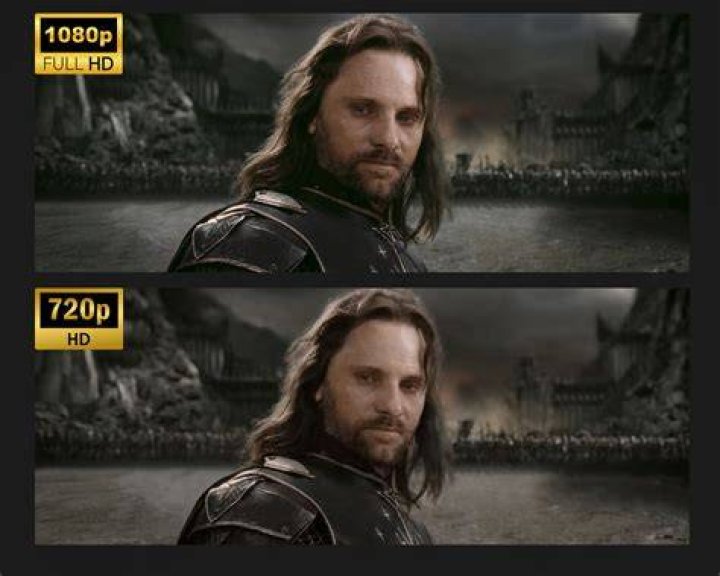 HD streaming quality comparison at 720p