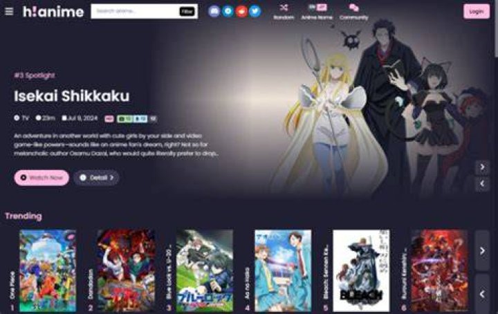 HiAnime anime streaming website overview
