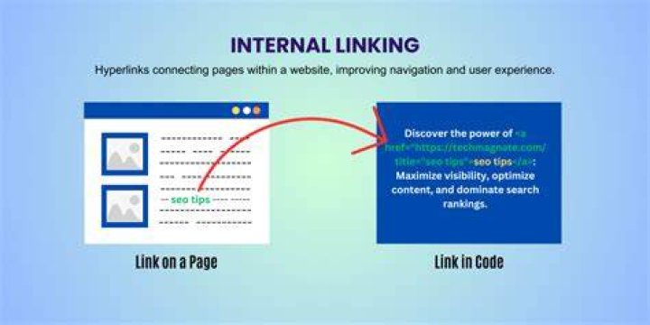 Internal linking content discovery website