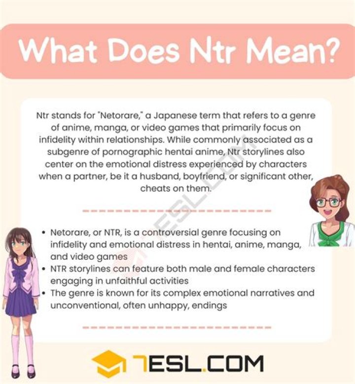 Netorare NTR hentai anime genre explained