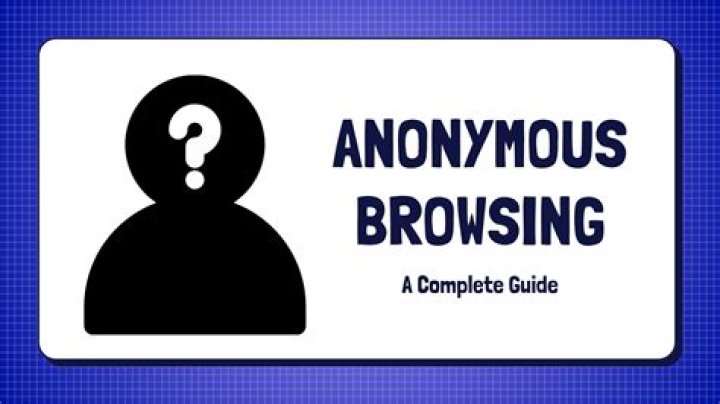 Online privacy and anonymous browsing on adult sites