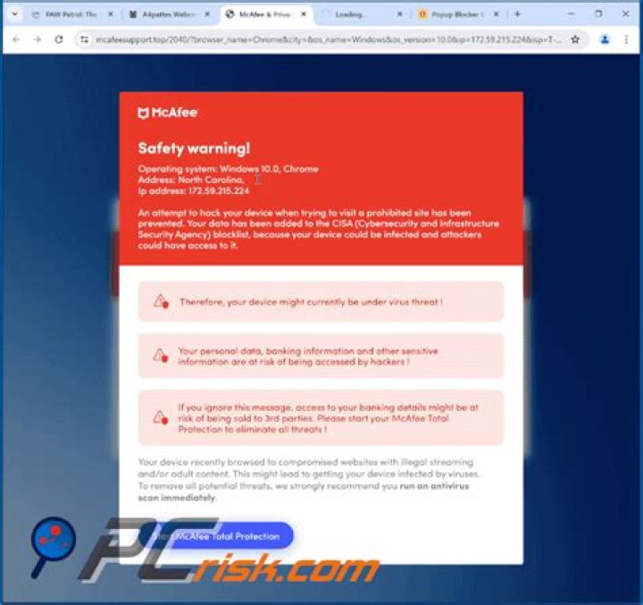 Online privacy and security for adult content streaming