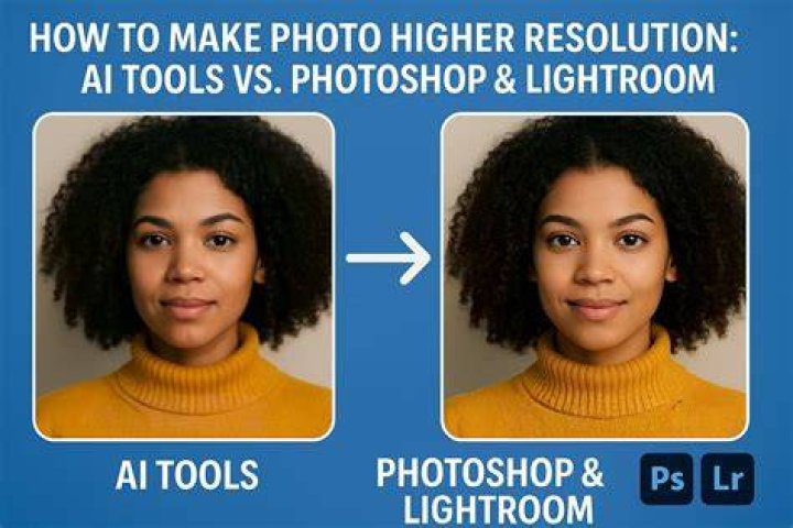 Comparison of photo resolution sharpness and detail