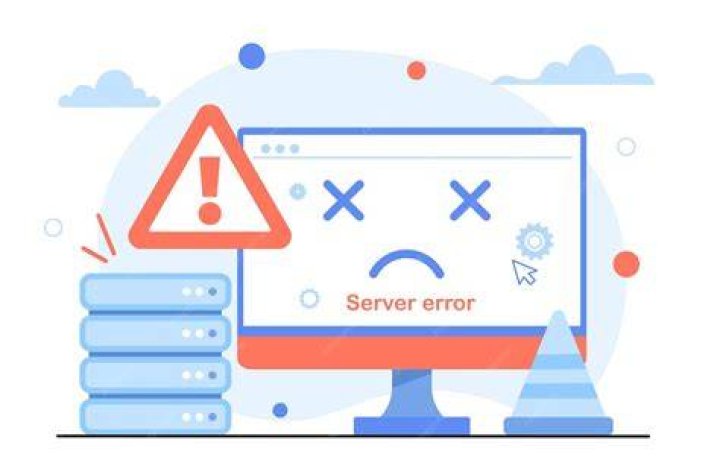 Server maintenance website error