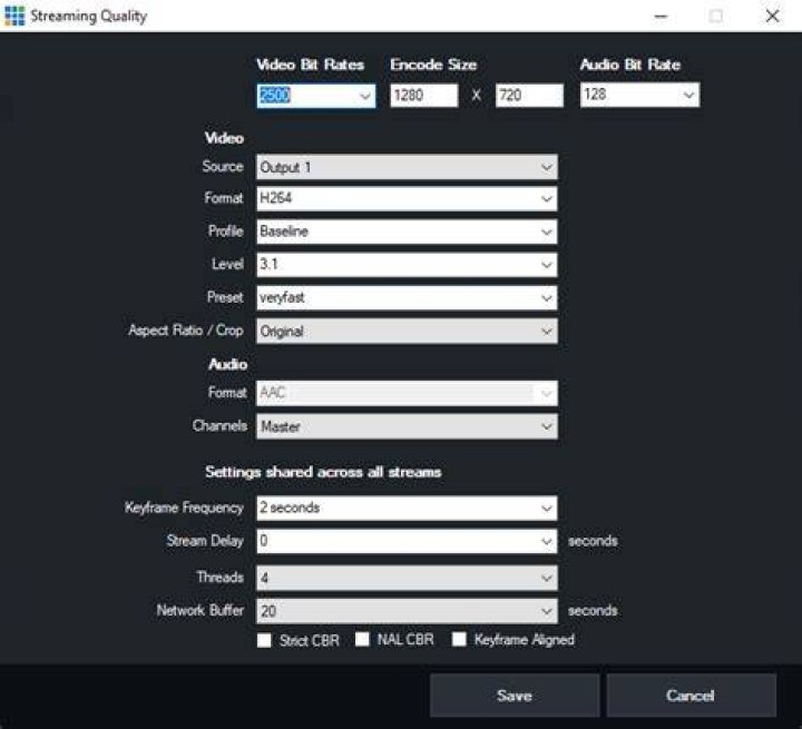 Video streaming quality settings explained
