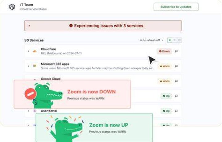 Website downtime status check