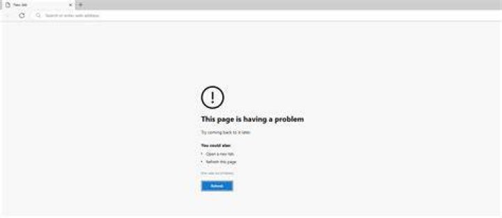Website not loading browser error